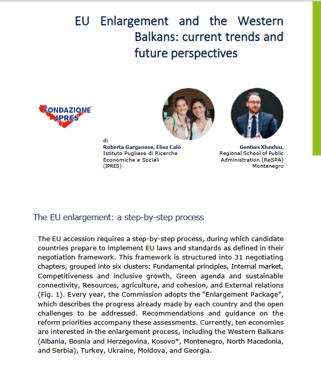 EU Enlargement and the Western Balkans: Current Trends and Future Perspectives