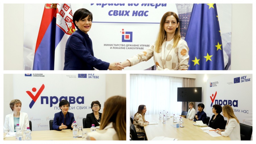 Handjiska-Trendafilova: Deepening the regional dialogue at the highest level: Rich and fruitful discussions with Minister Obradović towards creating more resilient and citizen-centered administrations 