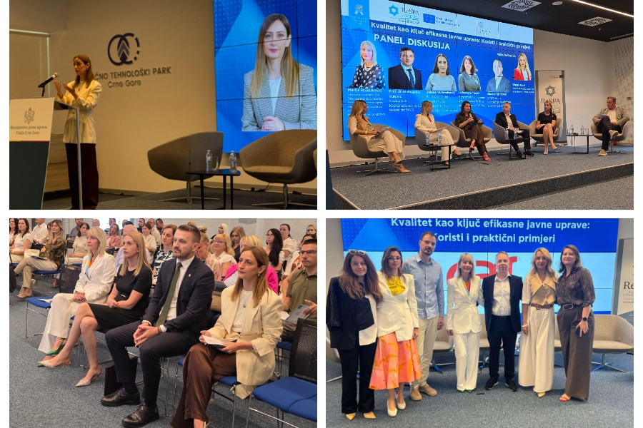 Panel Discussion “Quality as the Key to an Efficient Public Administration” Brought Together Key Stakeholders from Montenegro and the Region