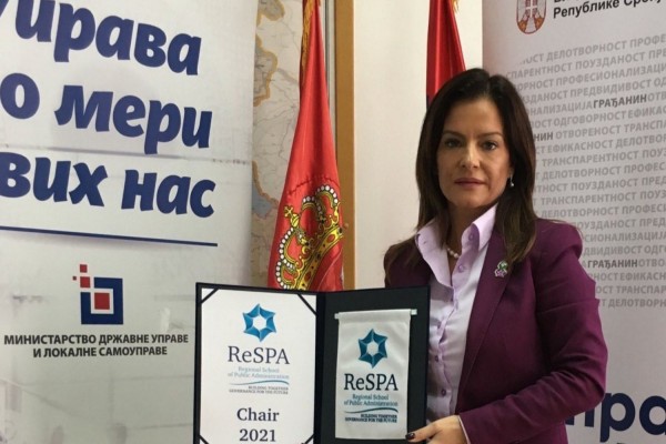 Marija Obradovic, the Minister of PA and Local Self-Government Serbia.jpg