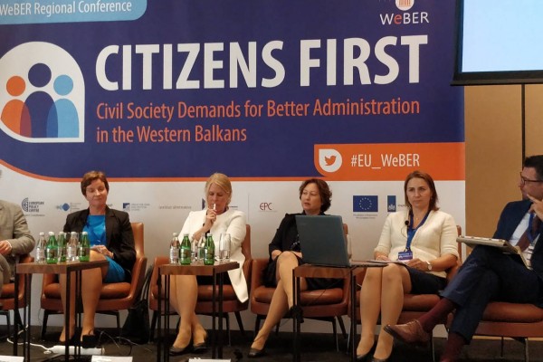 The 1st WeBER Regional Conference “Citizens First – Civil Society Demands for Better Administration in the Western Balkans